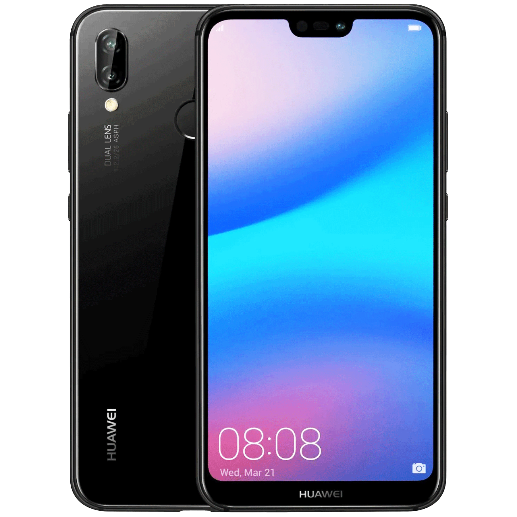 Huawei P Lite Midnight Black klap