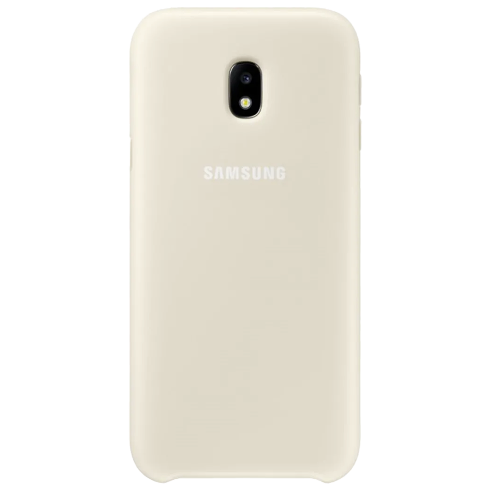 Husa de protectie Samsung Dual Layer Cover pentru Galaxy J Auriu Klap ro