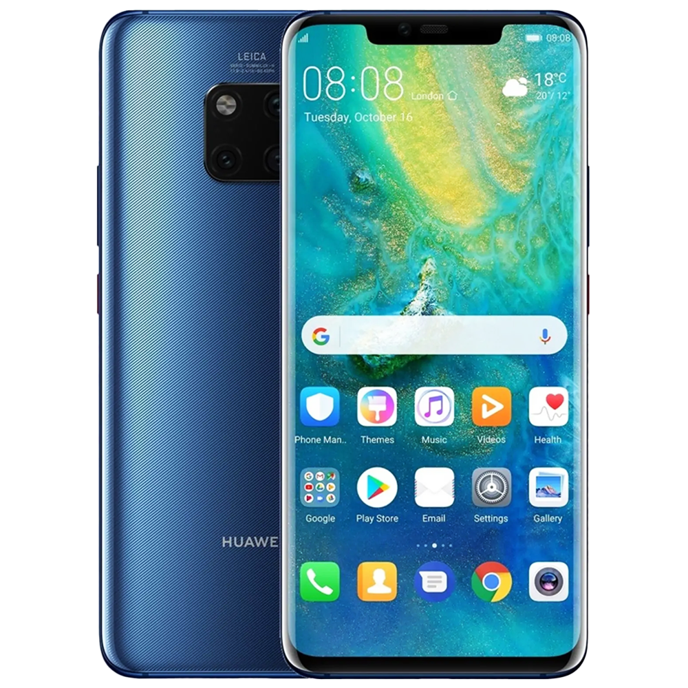Huawei Mate Pro Single SIM Midnight Blue Klap ro