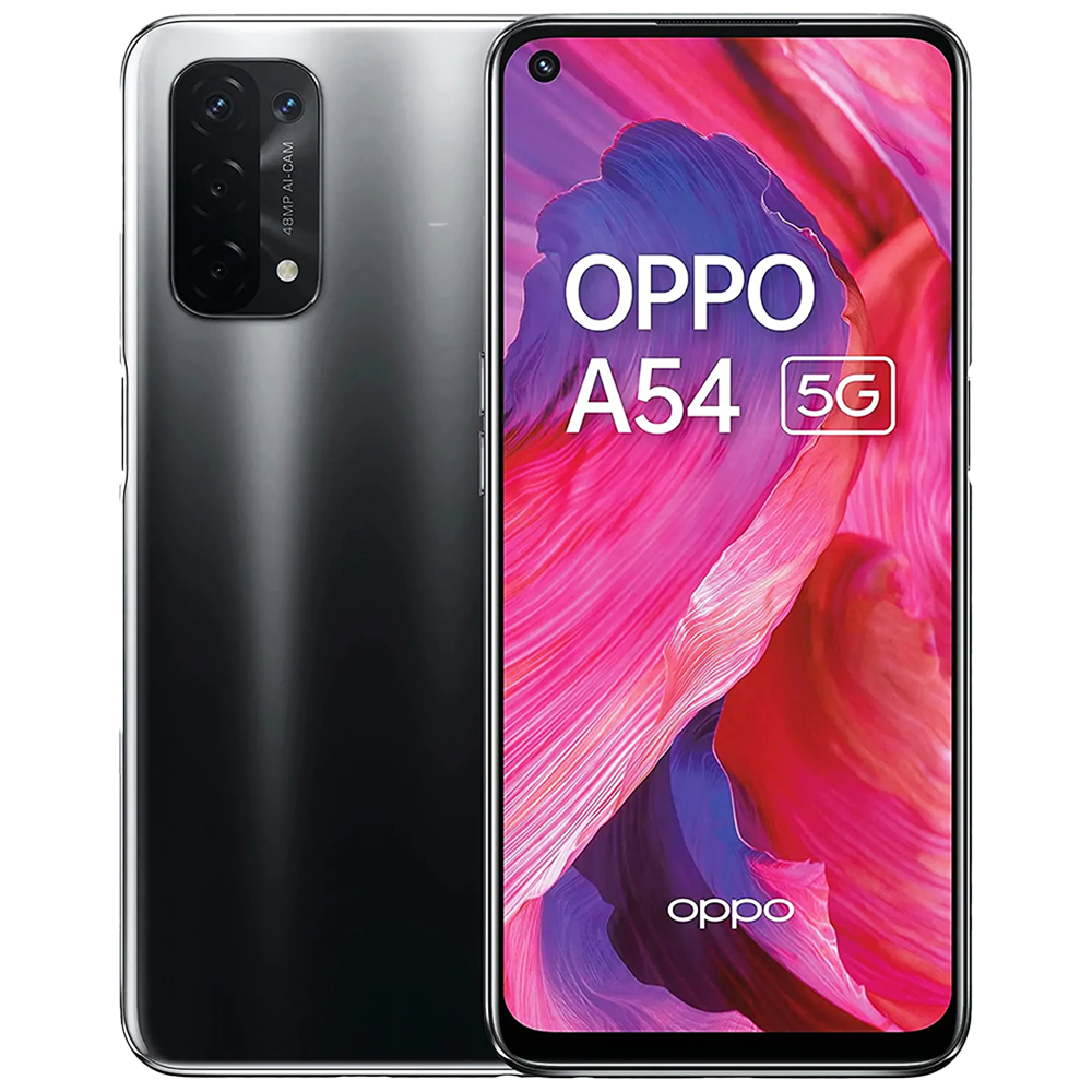 OPPO A G Fluid Black Klap ro