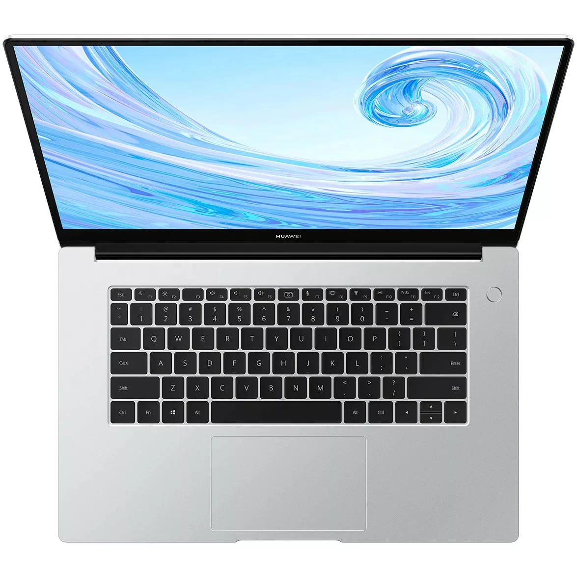 Laptop Huawei MateBook D silver klap