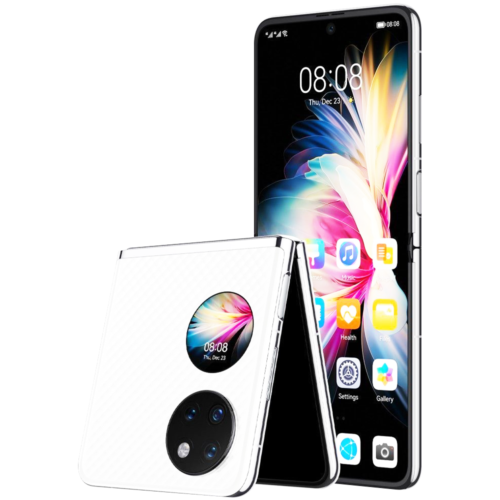 huawei p pocket white klap