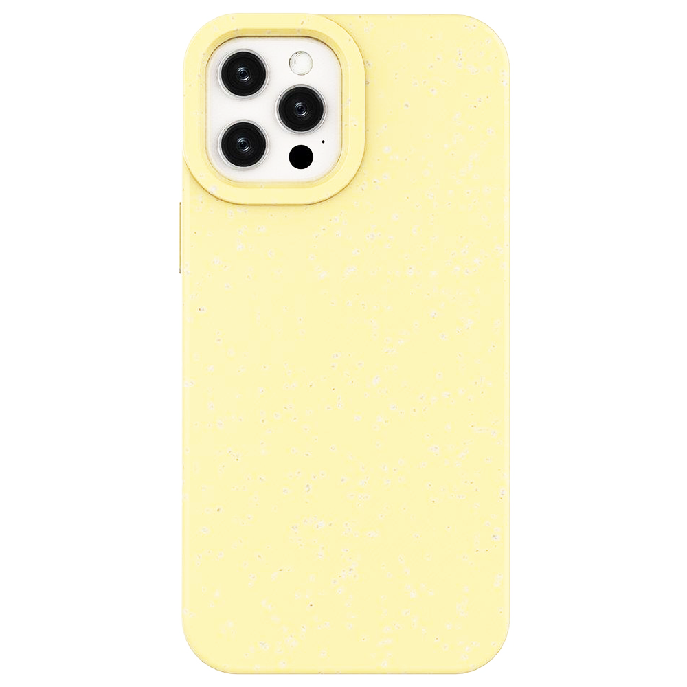 husa hurtel eco silicon iPhone pro max galben
