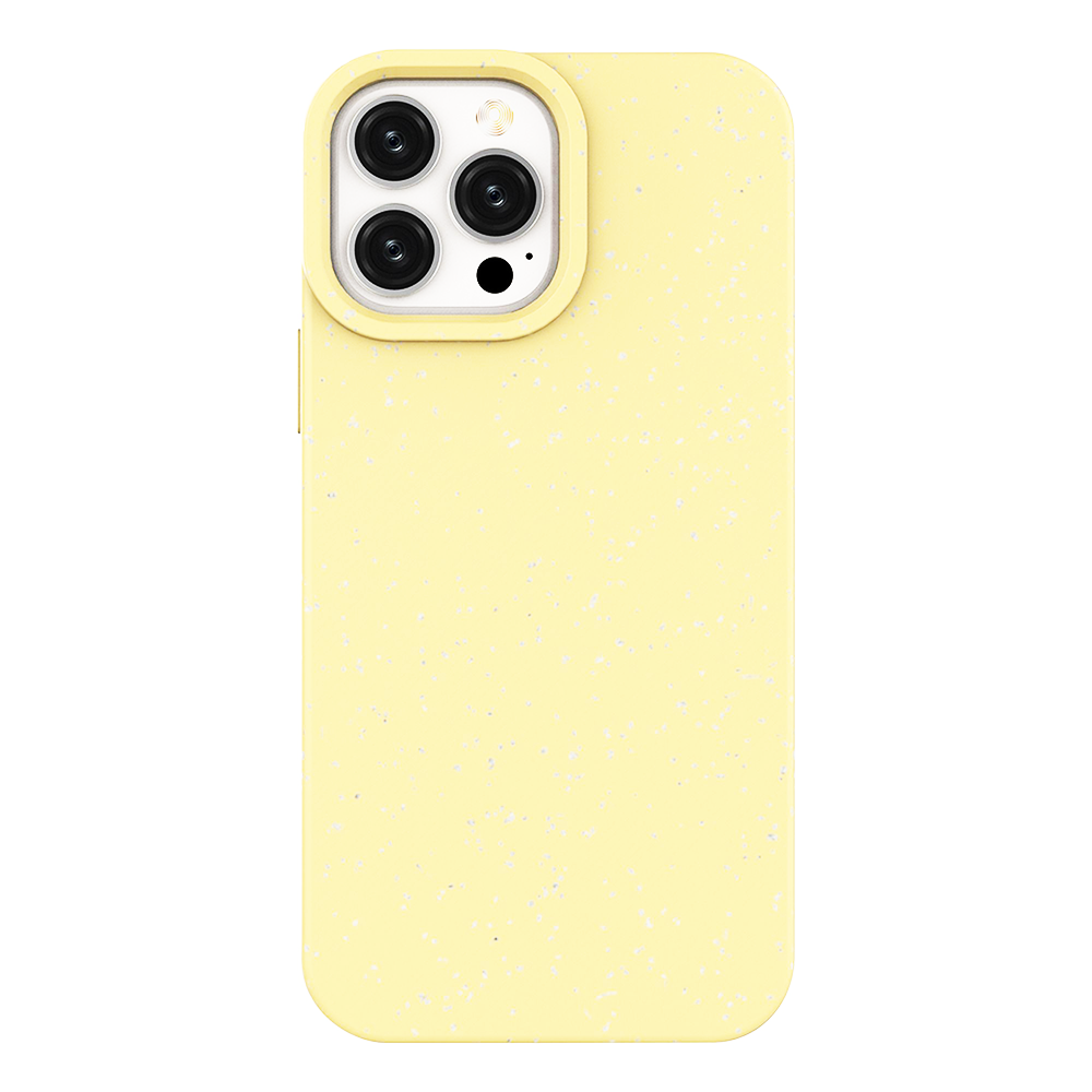 husa hurtel eco silicon iPhone pro max galben