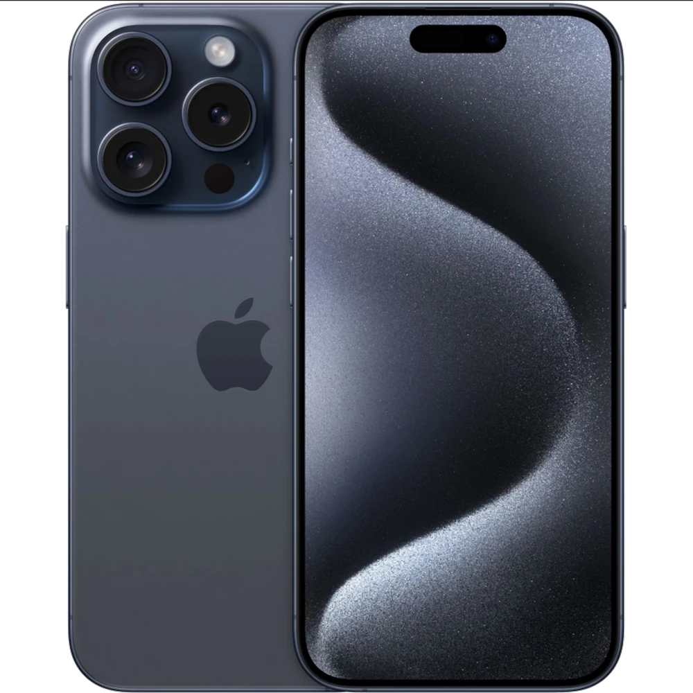 apple iphone pro max blue titanium klap