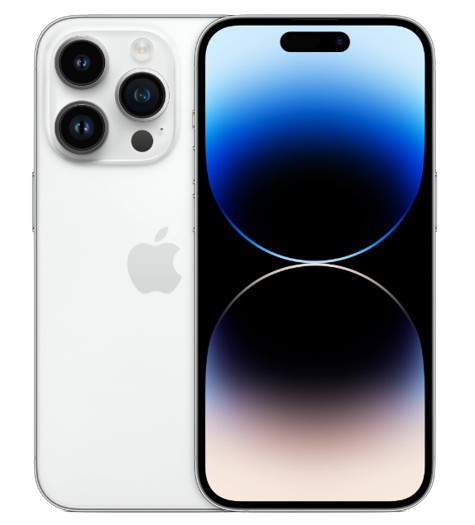 iphone pro silver klap