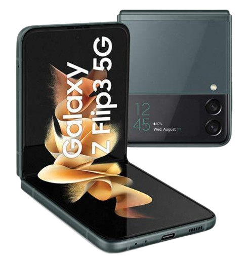 samsung galaxy z flip g green klap