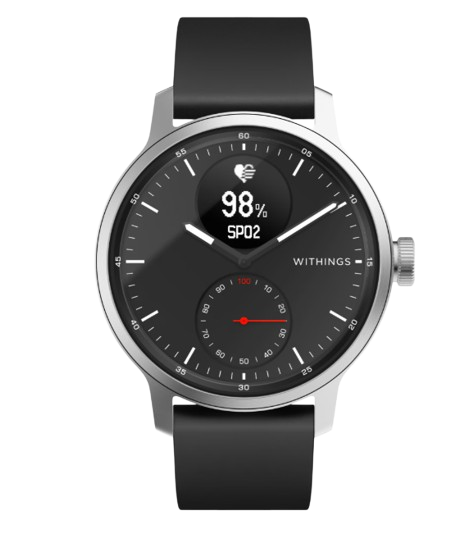 smartwatch withings scanwatch blac klap