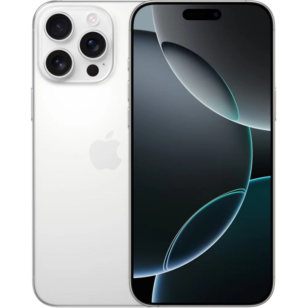 apple iphone pro max white titanium klap