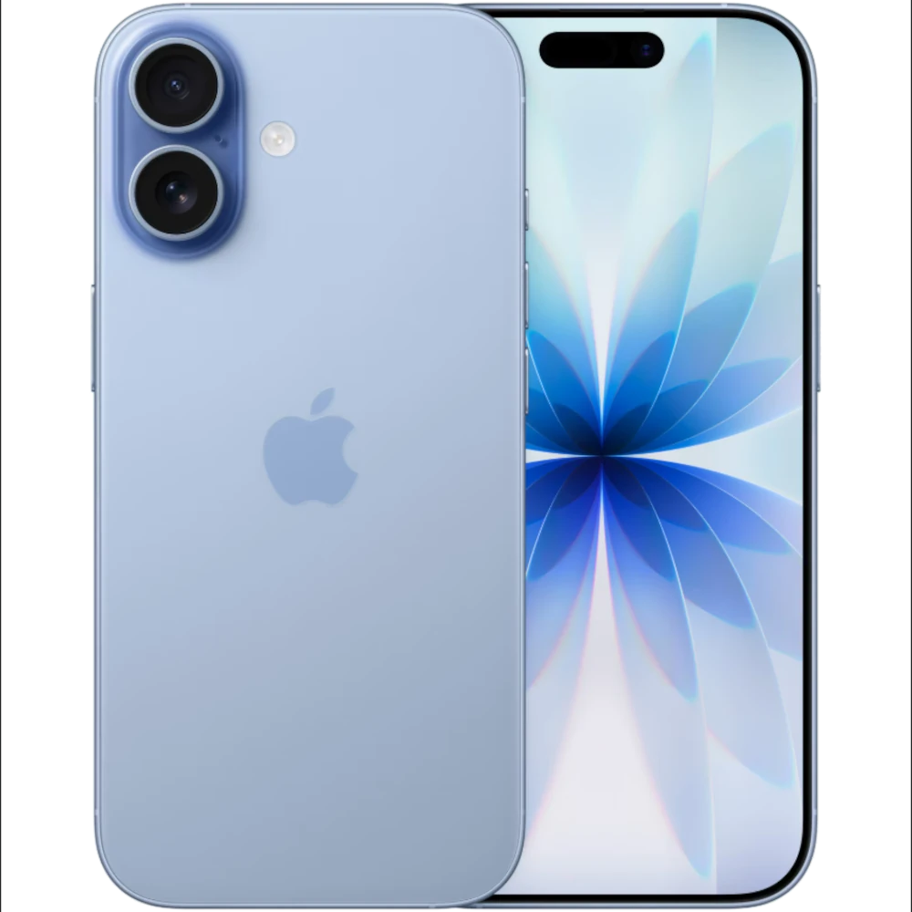 apple iphone mist blue klap