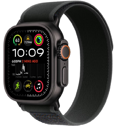 apple watch ultra milanese blacktitanium blacktrall klap