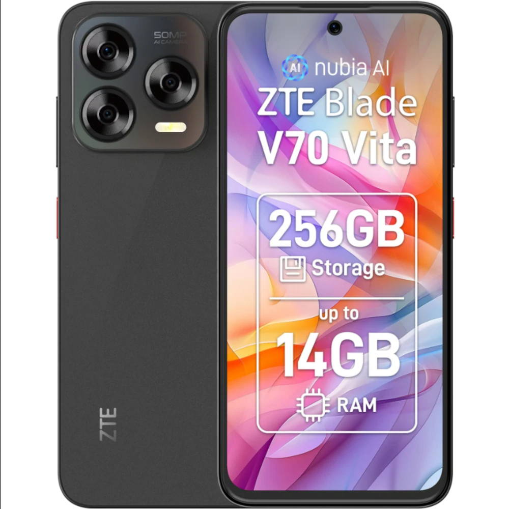 zte blade v vita stone gray klap