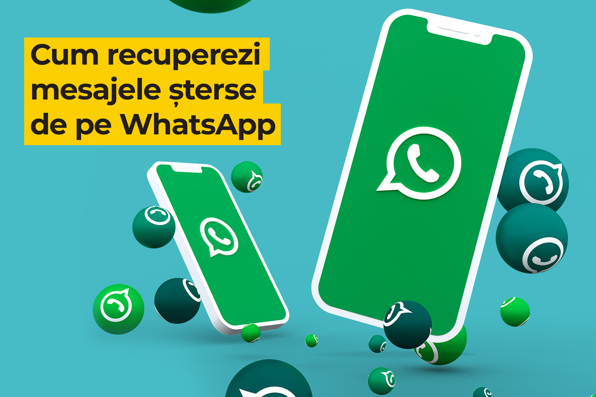 Recuperare mesaje sterse WhatsApp Cover