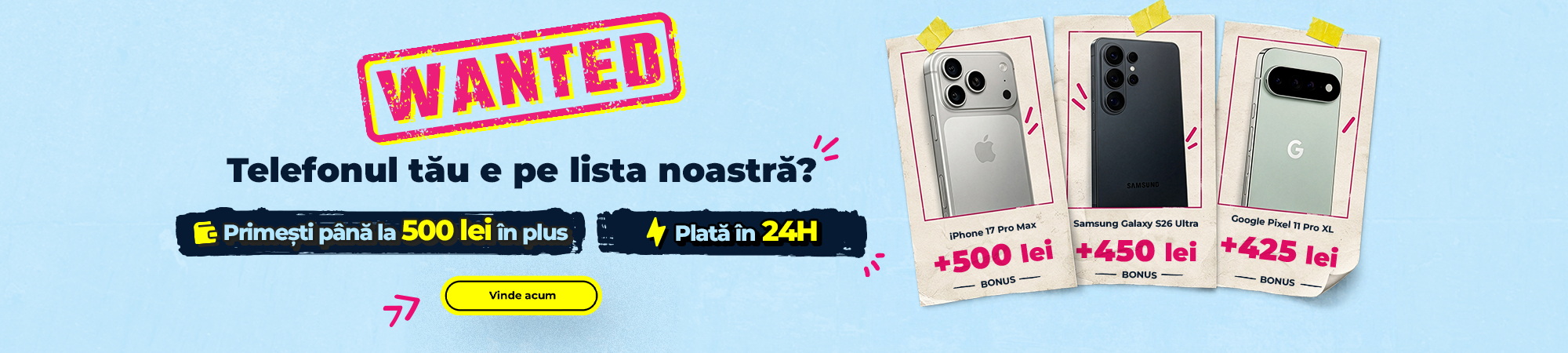 Klap Vinde Banner